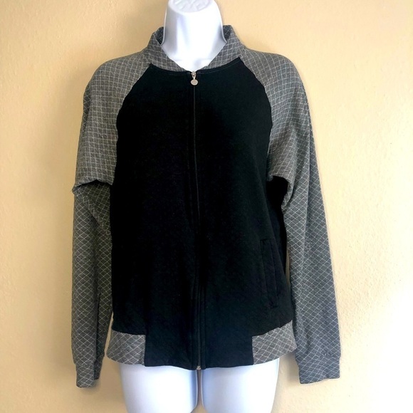 Beyond Yoga Jackets & Blazers - Beyond Yoga Quilted Colorblock Raglan Long Sleeves Jacket Size S